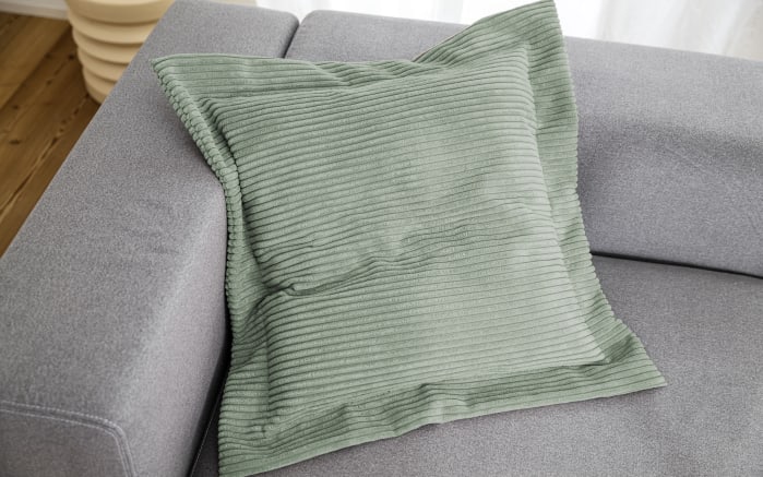 Flatterkissen Shara, salbei, 70 x 70 cm-02