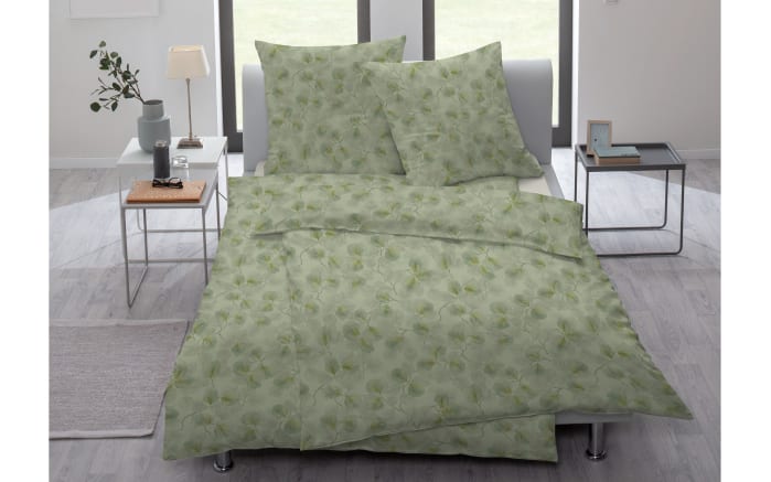 Mako-Interlock-Jersey Bettwäsche-Set, lind, 135 x 200 cm-02