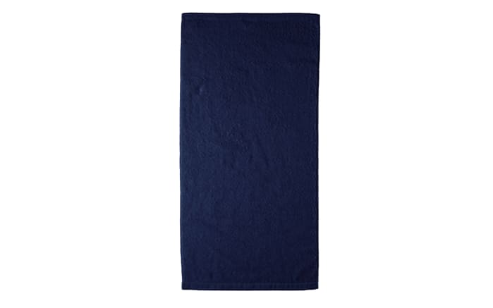 Handtuch Lifestyle Uni, Baumwolle, navy, 50 x 100 cm-01