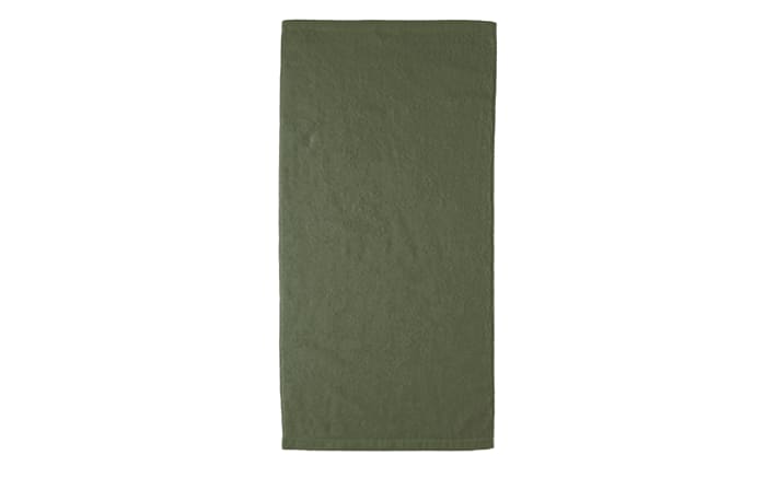 Handtuch Lifestyle Uni, Baumwolle, grün, 50 x 100 cm-01