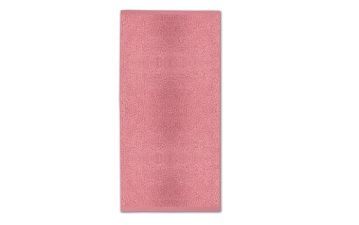 Handtuch Lifestyle Uni, Baumwolle, blush, 50 x 100 cm-01