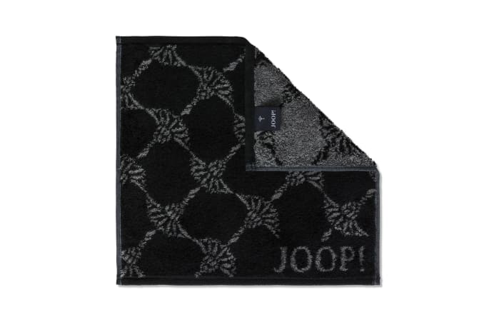 Seifenlappen Classic Cornflower, schwarz, 30 x 30 cm