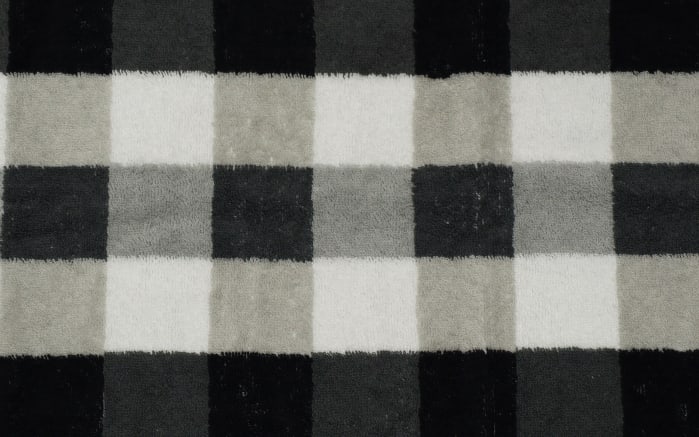 Handtuch Karo, schwarz/weiß/grau, 50 x 100 cm-03