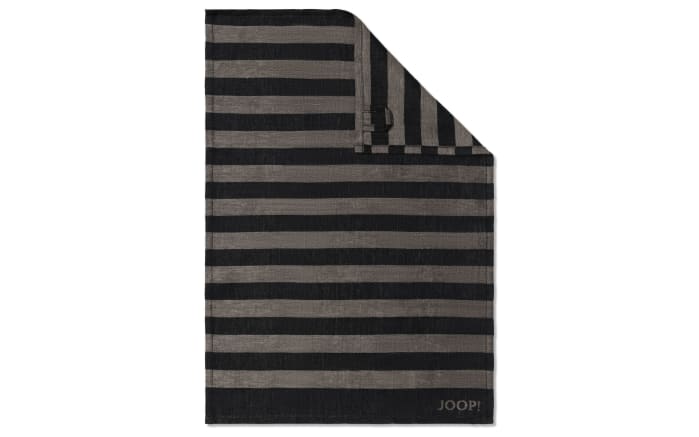 Geschirrtuch Cuisine Stripes, schwarz, 50 x 70 cm-01