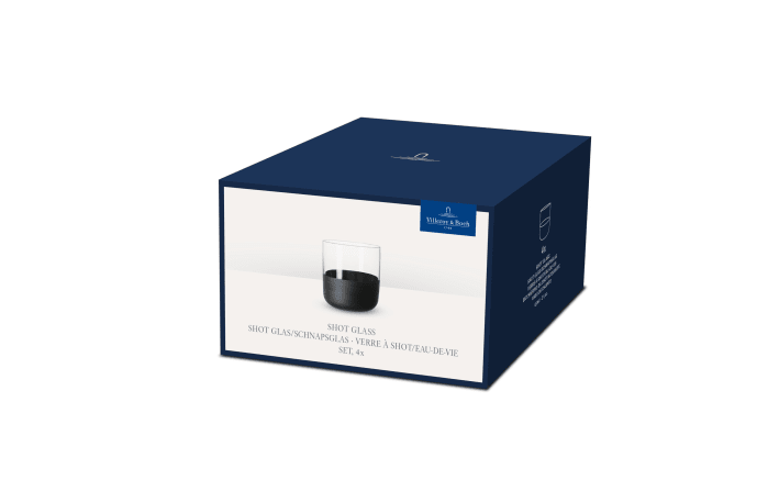 Schnapsglas -Set Manufacture Rock, Kristallglas, 4-teilig-02