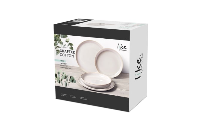 Tafelset like by, crafted cotton, 4-teilig-02