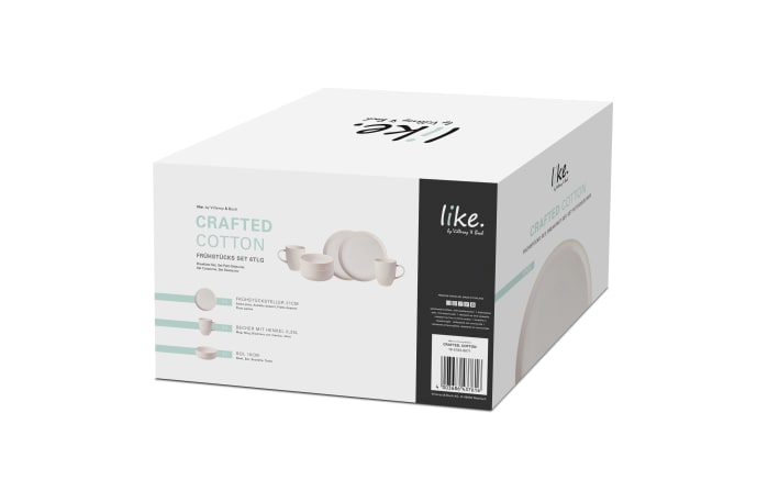 Frühstücksset like by, crafted cotton, 6-teilig-03