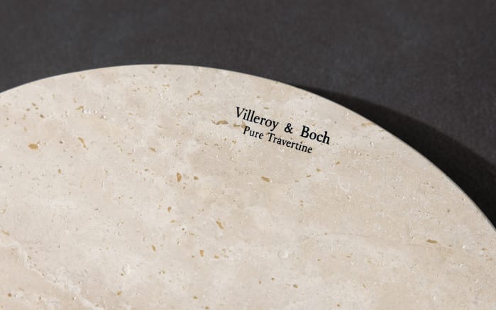 Servierteller Manufacture Travertine, beige, 24,5 cm-03