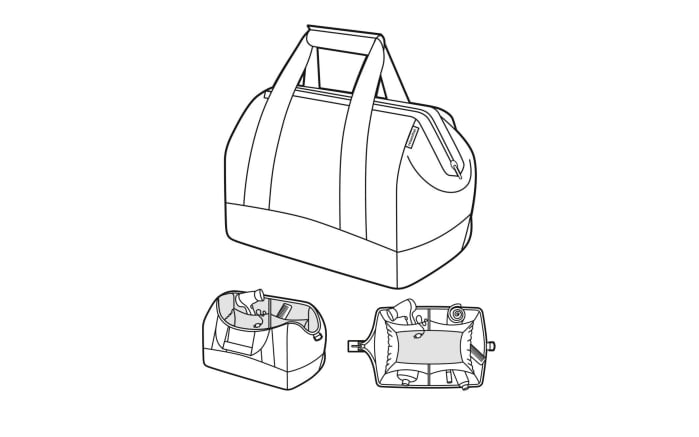 Allrounder L Rhombus, twist silver, 30 Liter-04