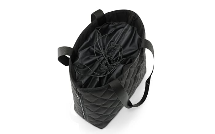 Classic Shopper M, rhombus black, 8 Liter-03