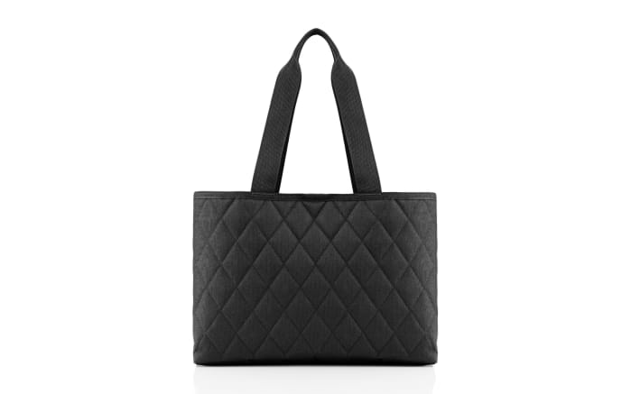 Classic Shopper L, rhombus black, 12 Liter-02