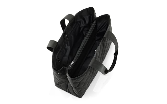Classic Shopper L, rhombus black, 12 Liter-03