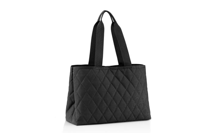 Classic Shopper L, rhombus black, 12 Liter-01