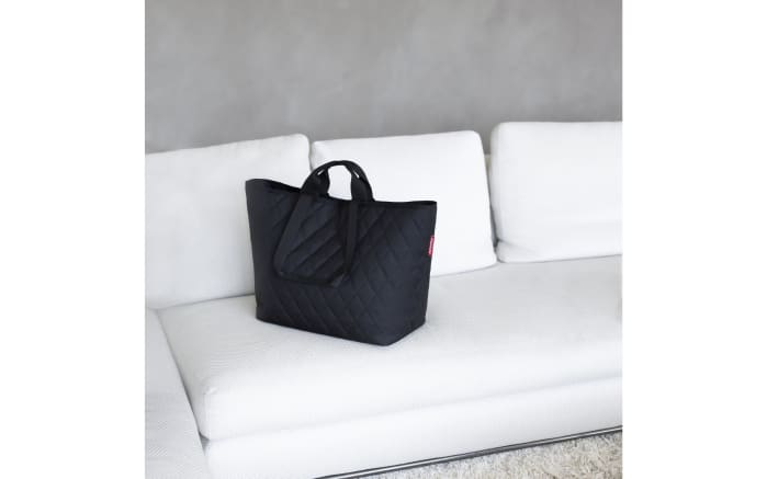 Classic Shopper L, rhombus black, 12 Liter-04