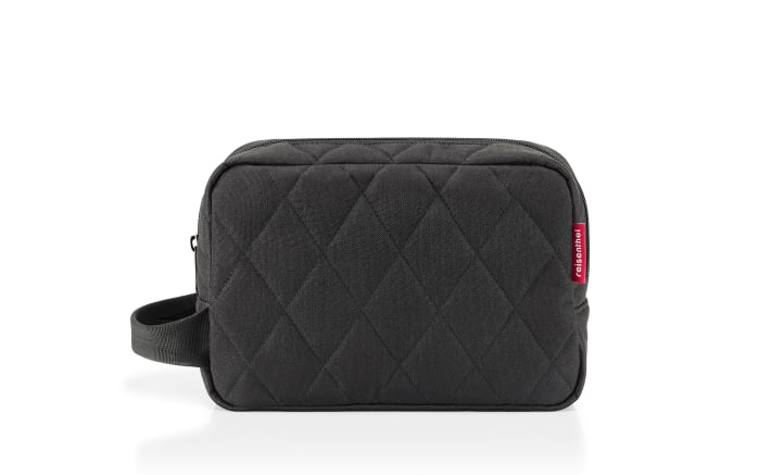 Cosmeticpouch M, rhombus black, 3 Liter-02
