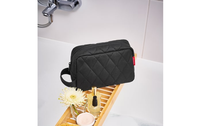 Cosmeticpouch M, rhombus black, 3 Liter-04