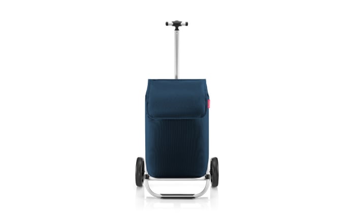 Shopping Trolley, herringbone dark blue, 45 Liter-02