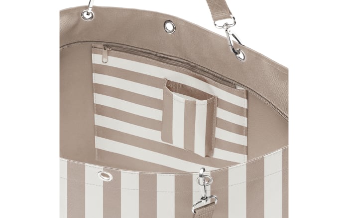 XL Shopper, beige/weiß, 68 x 45,5 cm-04