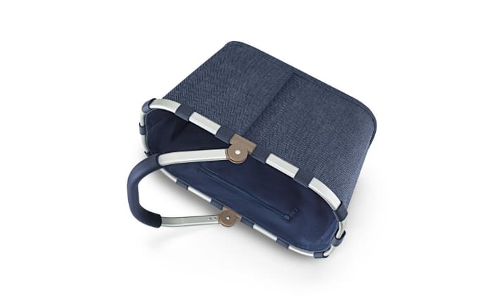 Carrybag, herringbone dark blue, 22 Liter-02