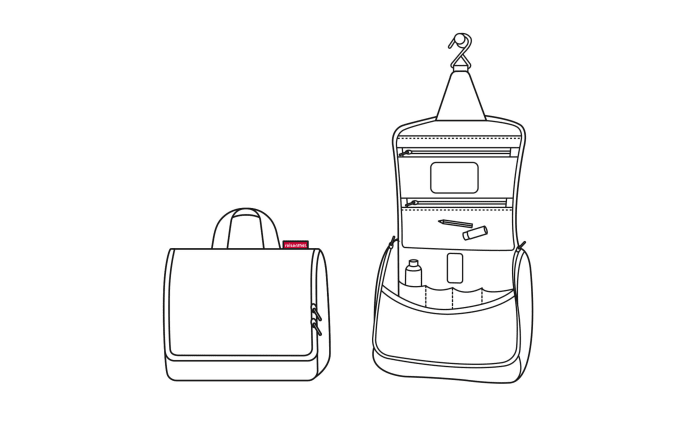 Toilet Bag, dots, 3 Liter-03