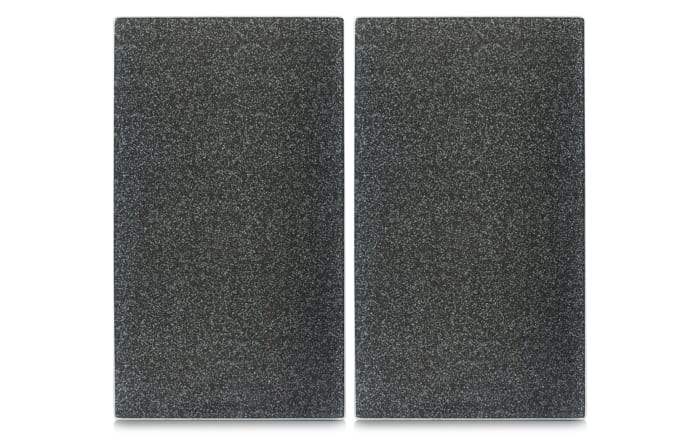 Herdabdeck- /Schneideplatten in Granit-Nachbildung 2er-Set , 30 x 52 cm-01