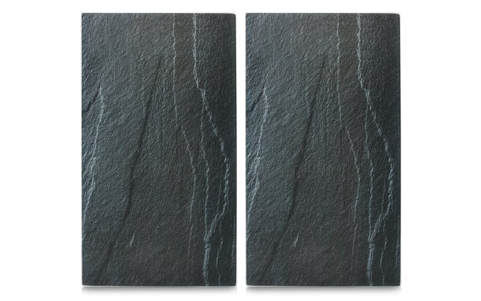 Herdabdeck-/Schneideplatten in Schiefer-Nachbildung 2er-Set, 30 x 52 cm-01