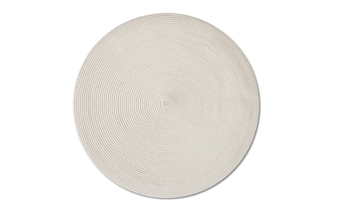 Tischset Twist in creme, 38 cm