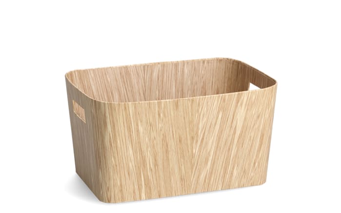 Aufbewahrungsbox in Holzoptik, 34 cm-01