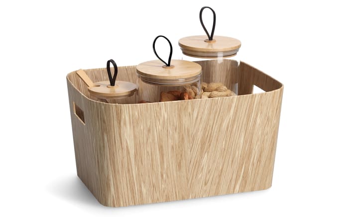 Aufbewahrungsbox in Holzoptik, 34 cm-03