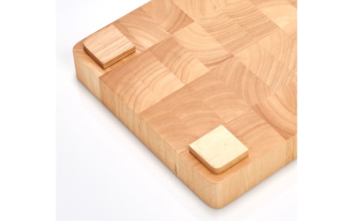Hackblock Gummibaum, hellbraun, 42 x 27 cm-04