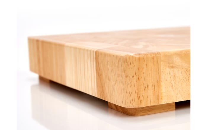 Hackblock Gummibaum, hellbraun, 42 x 27 cm-03