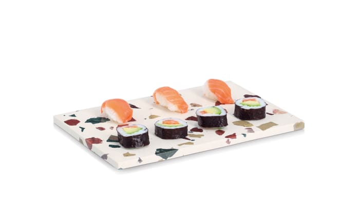 Servier-/Schneideplatte Terrazzo, bunt, 30 x 20 cm-04