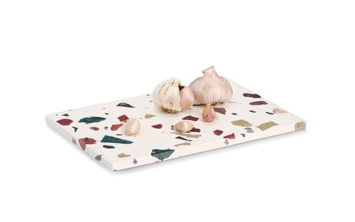 Servier-/Schneideplatte Terrazzo, bunt, 30 x 20 cm-05
