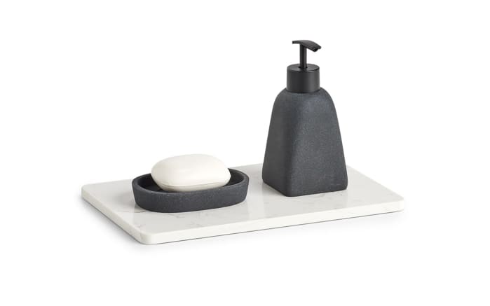 Servierplatte Marmor, weiß, 28 x 18 cm-04