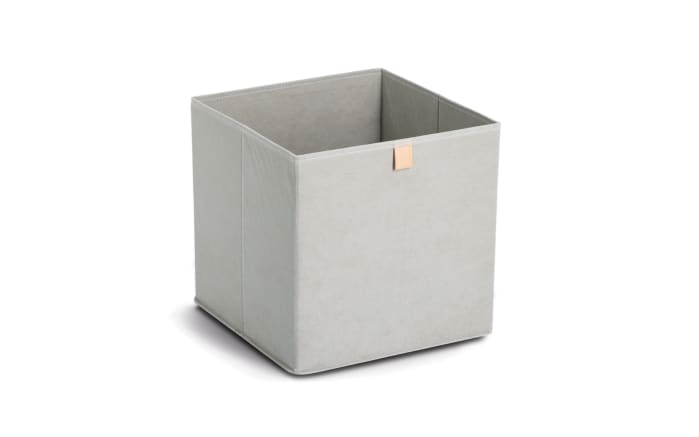 Aufbewahrungsbox Vlies, grau, 32 x 32 cm-01
