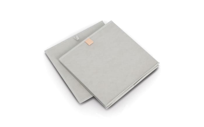Aufbewahrungsbox Vlies, grau, 32 x 32 cm-03
