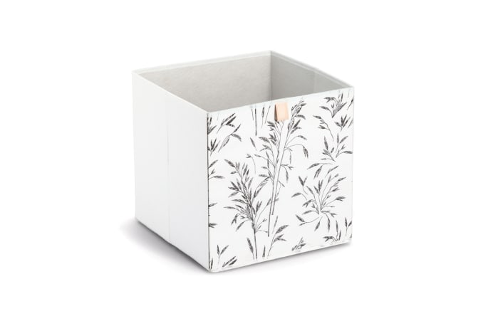 Aufbewahrungsbox Vlies, weiß, 32 x 32 cm-01
