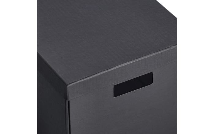 Aufbewahrungsbox, schwarz, 32 x 32 cm-03