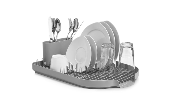 Geschirrabtropfständer, grau, 45 x 32 cm-04