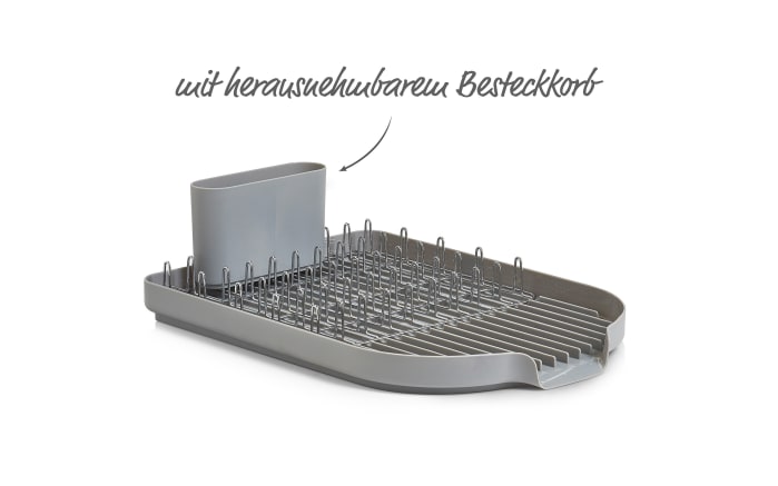 Geschirrabtropfständer, grau, 45 x 32 cm-02