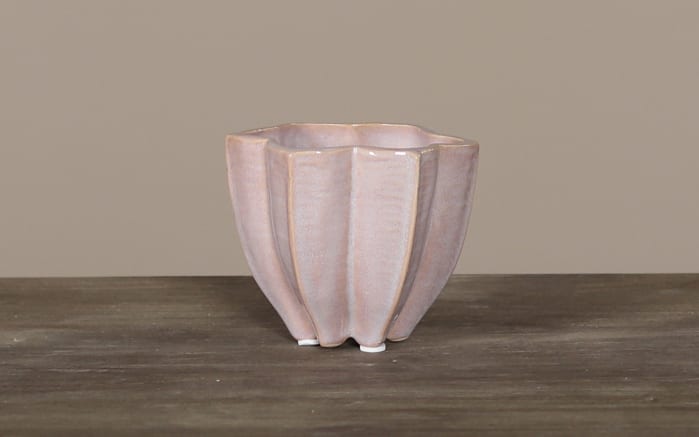 Keramik Vase in pink, 8 cm