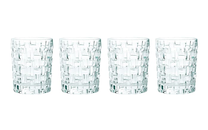 Whiskybecher Bossa Nova aus Glas, 4-er Set-02