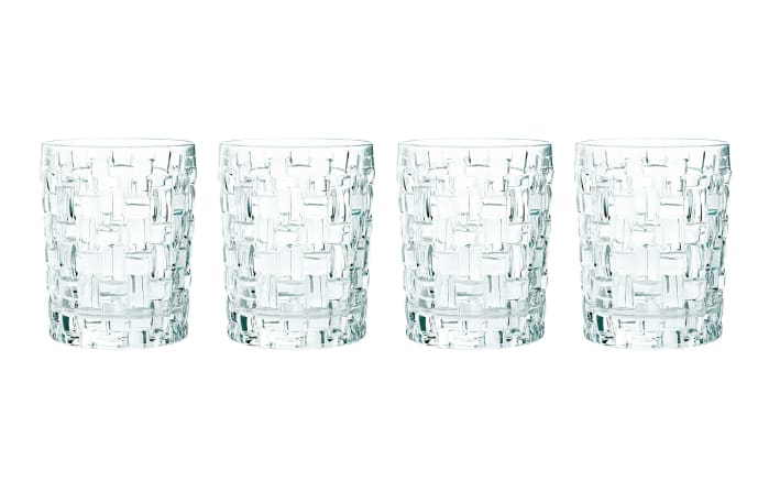 Whiskybecher Bossa Nova aus Glas, 4-er Set-02