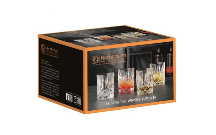 Whiskybecher Noblesse in klar, 4-teilig-03