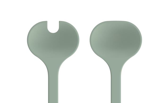 Salatbesteck Silueta, sage, 2-teilig-02