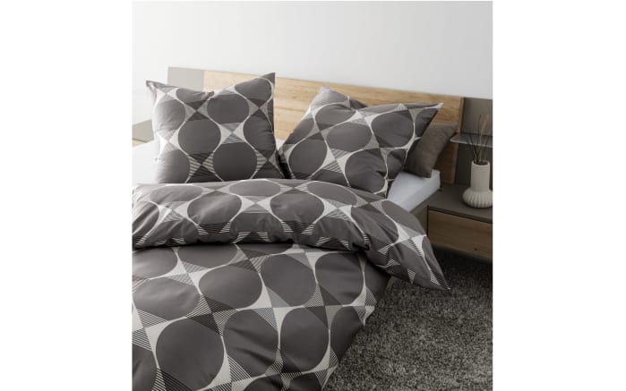 Mako-Satin Bettwäsche J. D., taupe, 135 x 200 cm-02