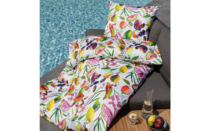 Mako-Satin Bettwäsche modern art S, multicolor, 135 x 200 cm-02