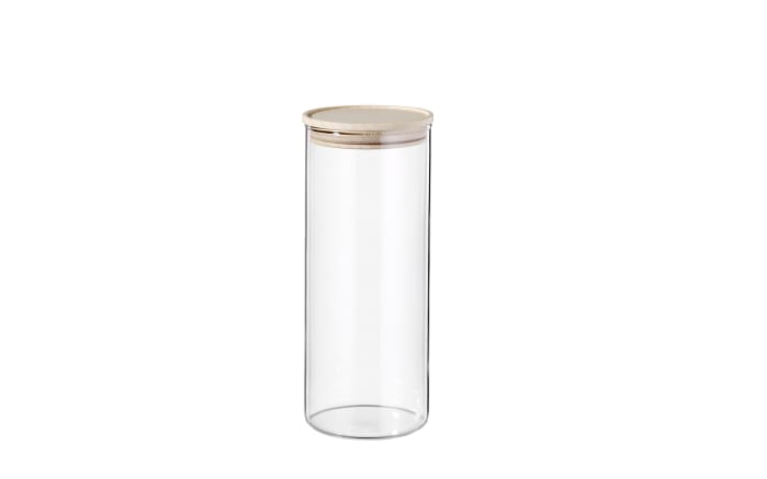 Vorratsglas mit Buchenholz-Deckel, 1,5 l-01