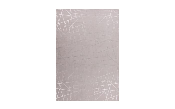 Teppich Bijou 125 in taupe/silber, ca. 120 x 170 cm-01
