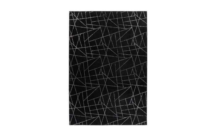 Teppich Bijou 125 in schwarz/silber, ca. 160 x 230 cm-01